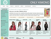Tablet Screenshot of onlykimono.co.uk